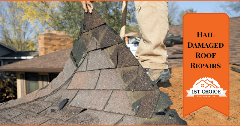 Hail Damaged Roof Repair