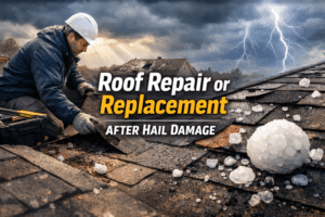 Roof Repair After Hail Damage