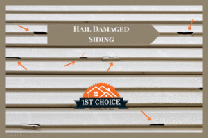 Hail Damaged siding