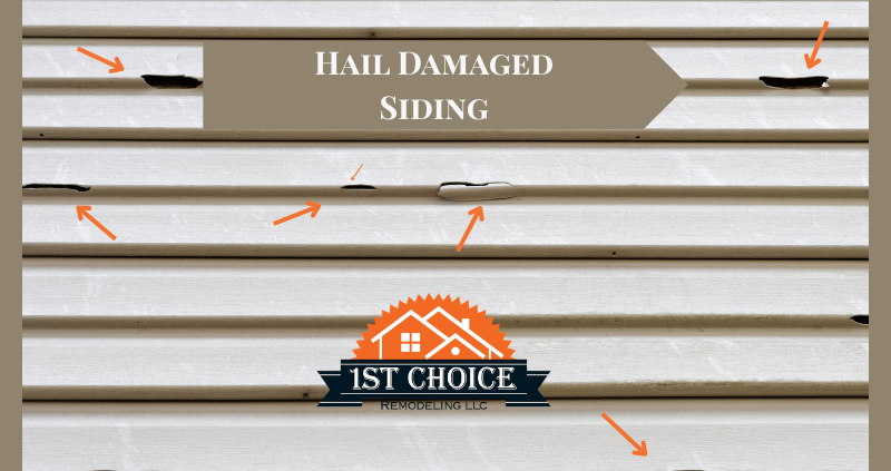 Hail Damaged siding