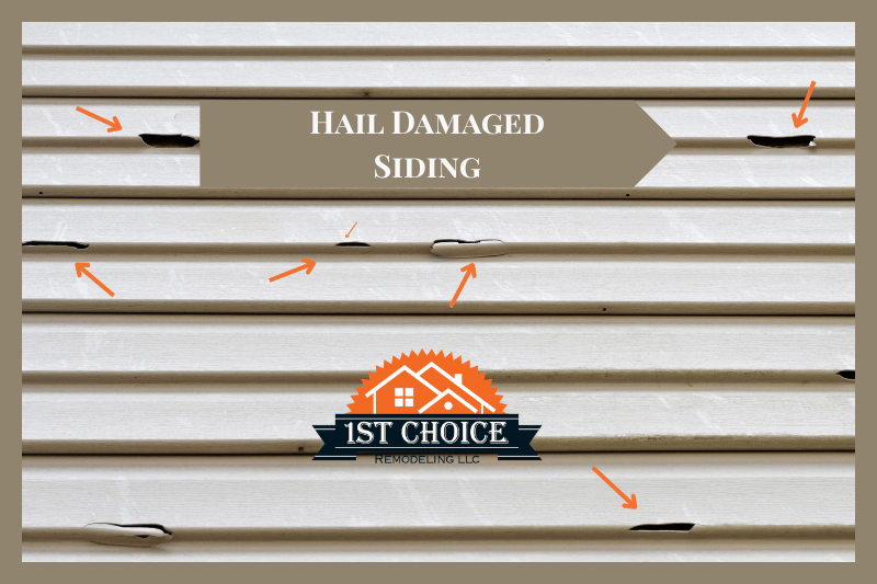 Hail Damaged siding