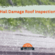 Hail Damage Roof inspection