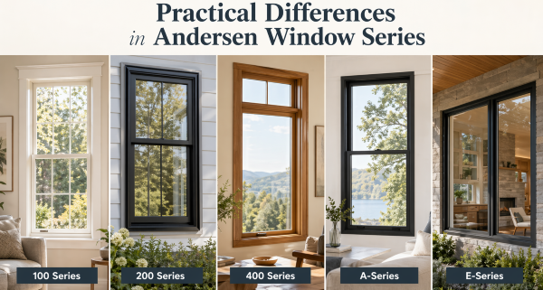 Practical Differences in Andersen Windows Series- 1st Choice Remodeling