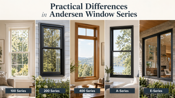 Practical Differences in Andersen Windows Series- 1st Choice Remodeling