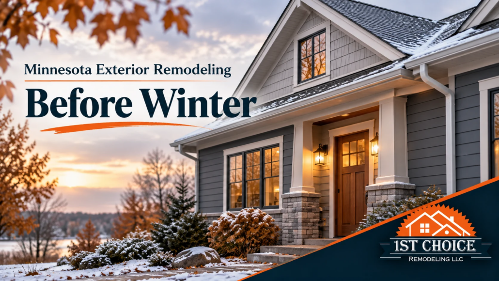 Minnesota Exterior Remodeling: What Should You Replace Before Winter?